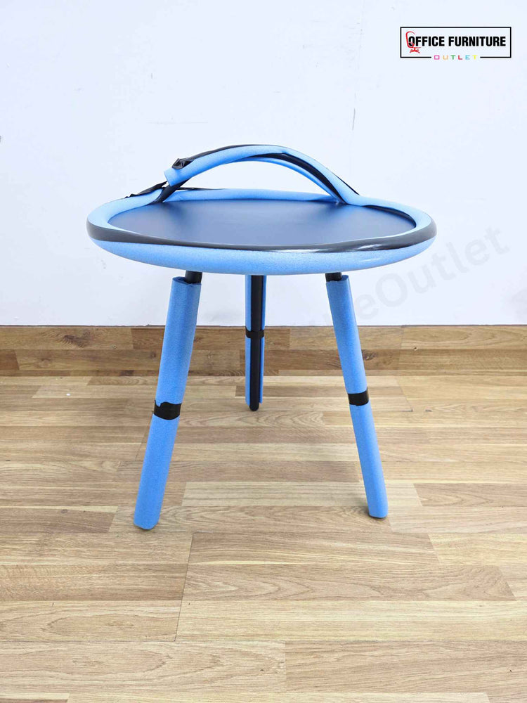 Frovi Peel Side Table – Navy Blue Designer Occasional Table