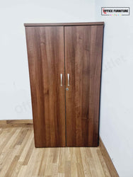 Walnut Double Door Cabinet