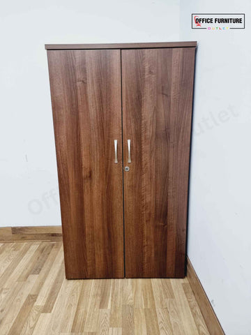 Walnut Double Door Cabinet