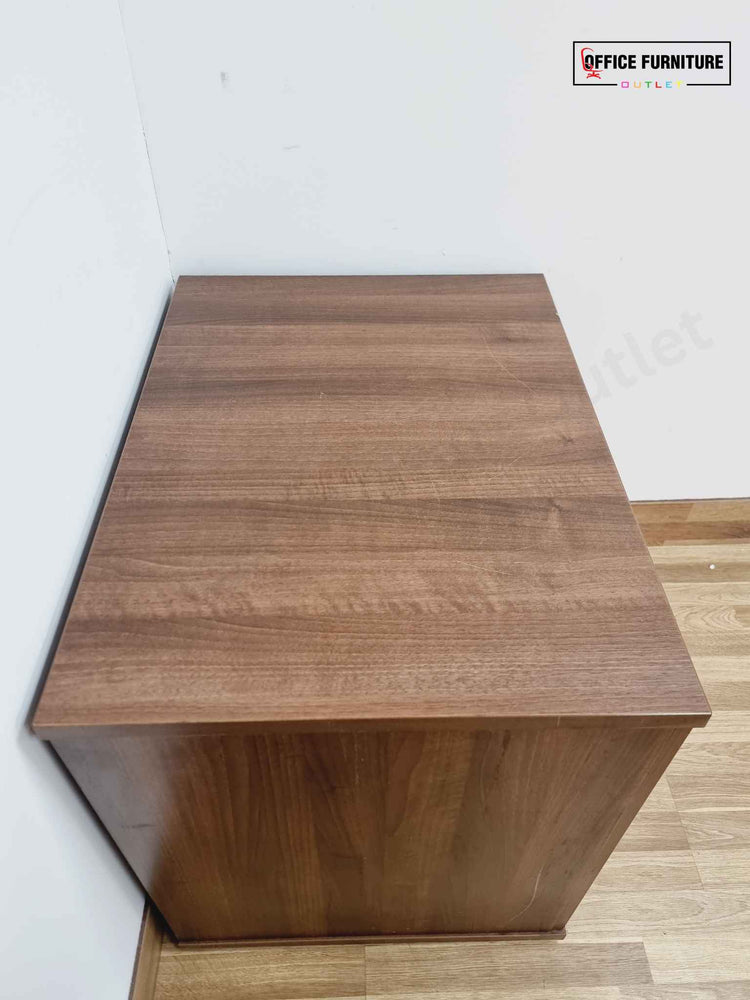 Walnut Low-Level Double Door Cabinet (C)