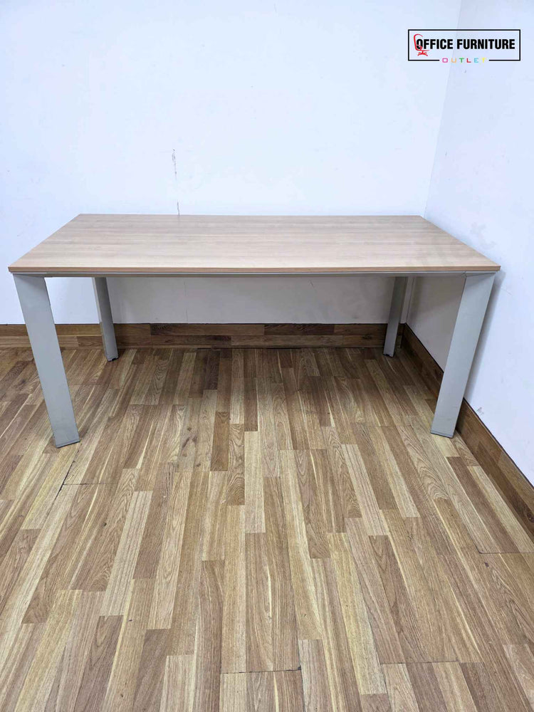Chestnut-Coloured Office Table (160cm x 80cm)