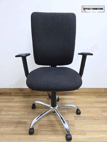 Speckled Black Adjustable Office Chair (SC107)