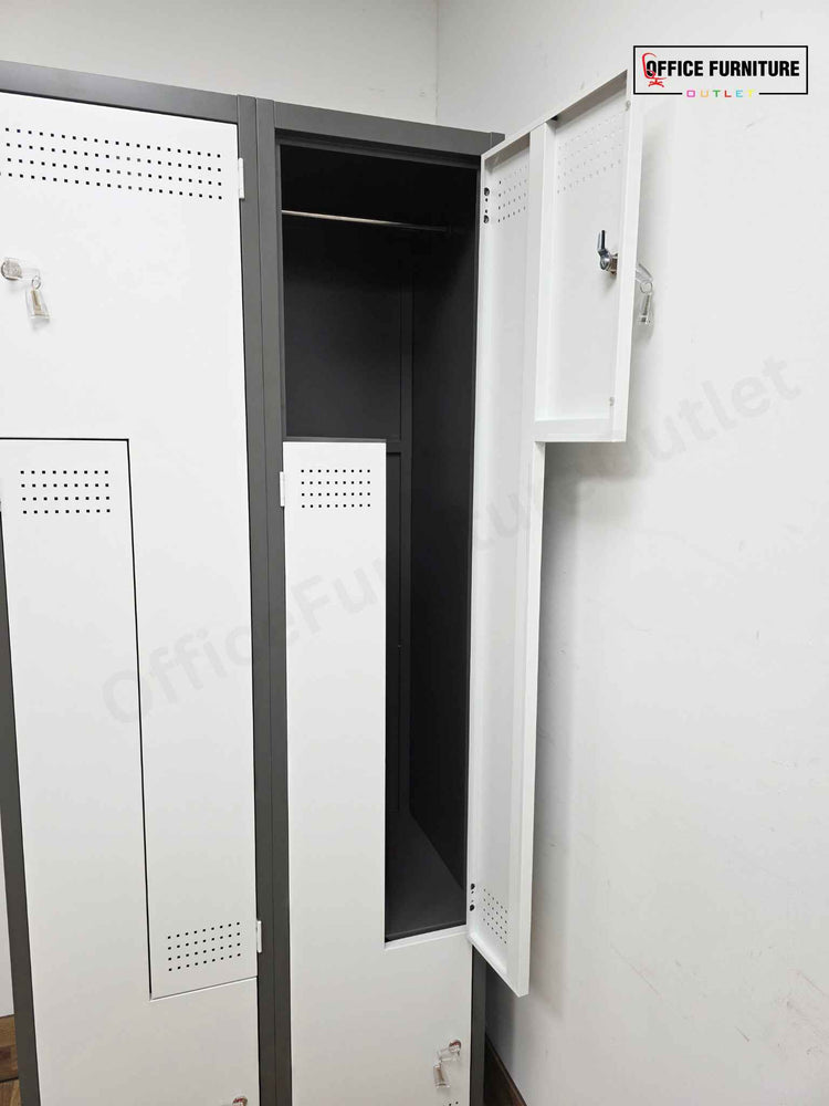 4 Person Split Compartment Steel Locker (ST62)