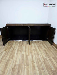Dark Walnut Credenza Cabinet (ST49)