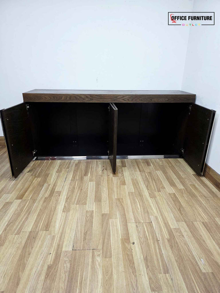 Dark Walnut Credenza Cabinet (ST49)