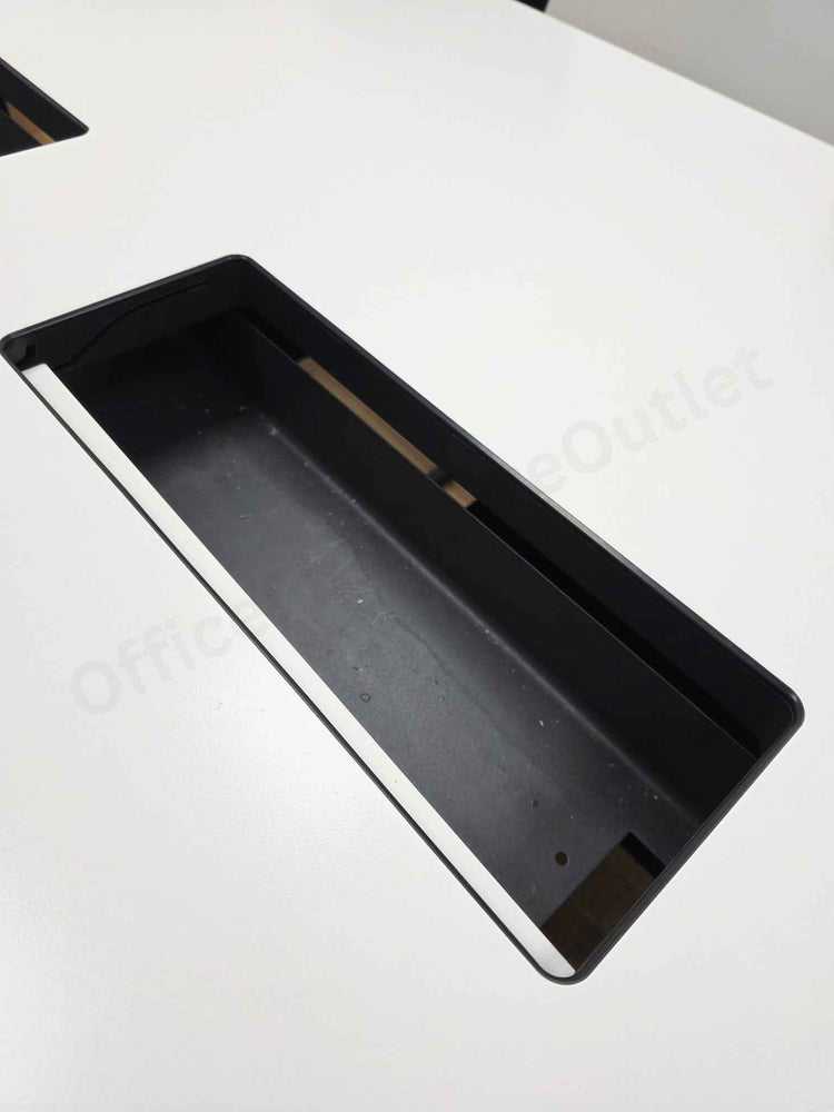 Steelcase Boardroom Table with Six Pledge Chairs