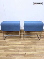 Materia Plint Stools – Set of 2 (Blue Grey)