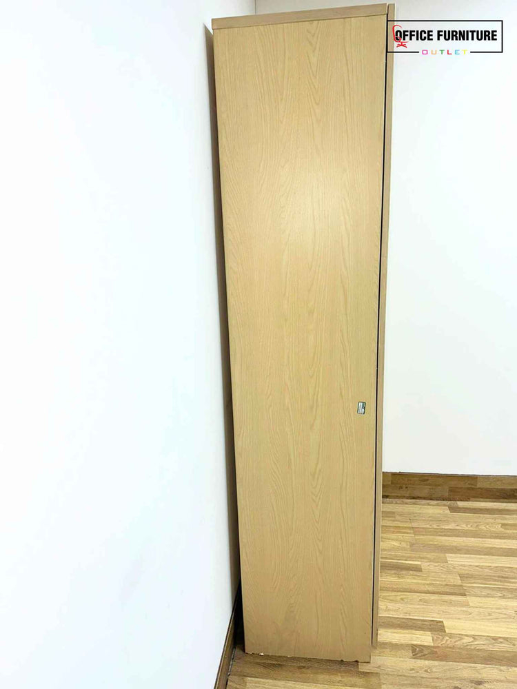 Tall Double Door Wooden Cabinet