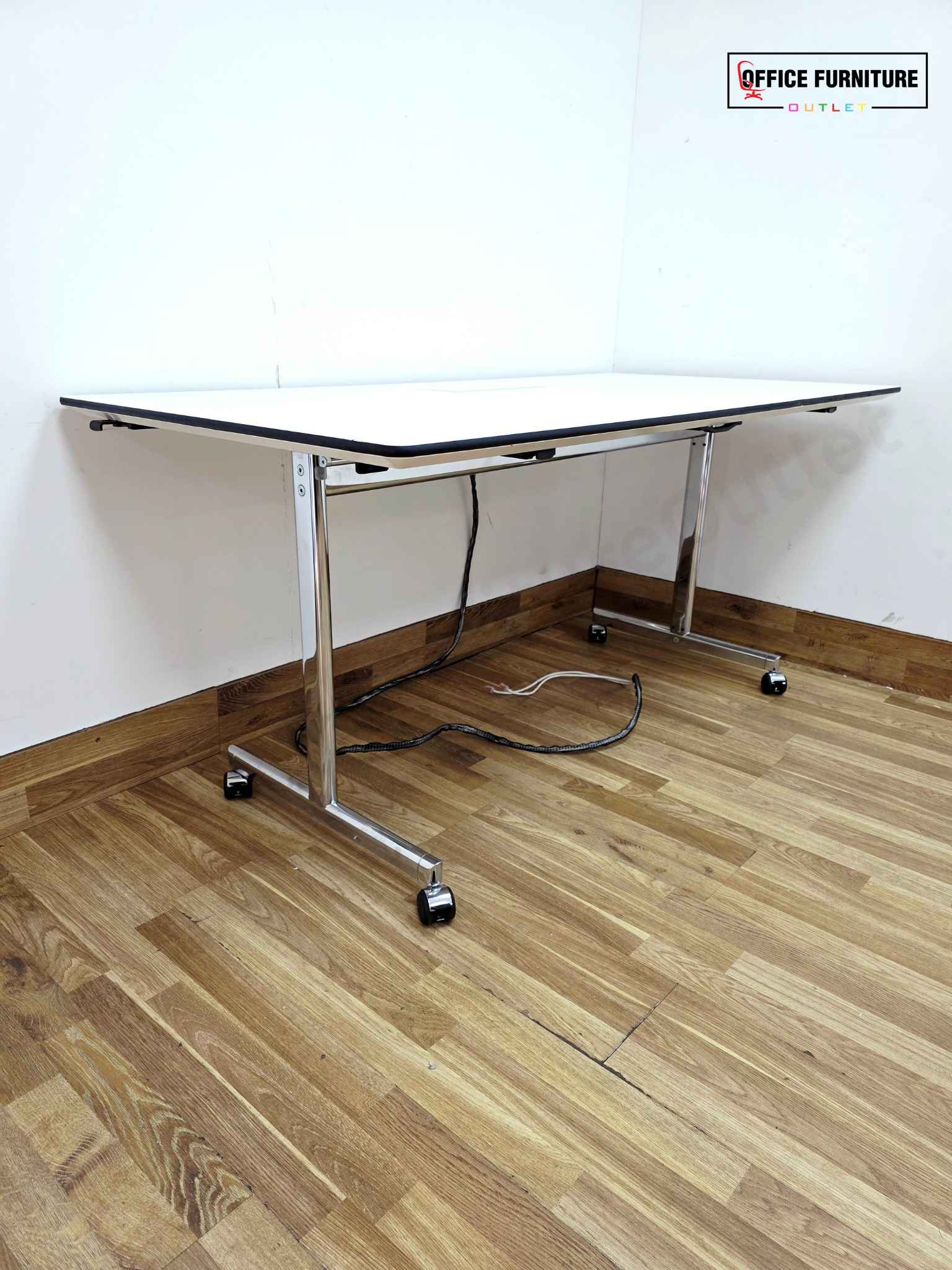 Brunner Flip-Top Table with Integrated Power