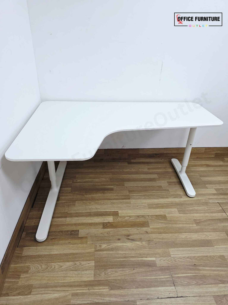IKEA - All White Corner Desk