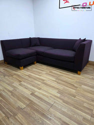 Lyndon Design Corner Sofa - Aubergine