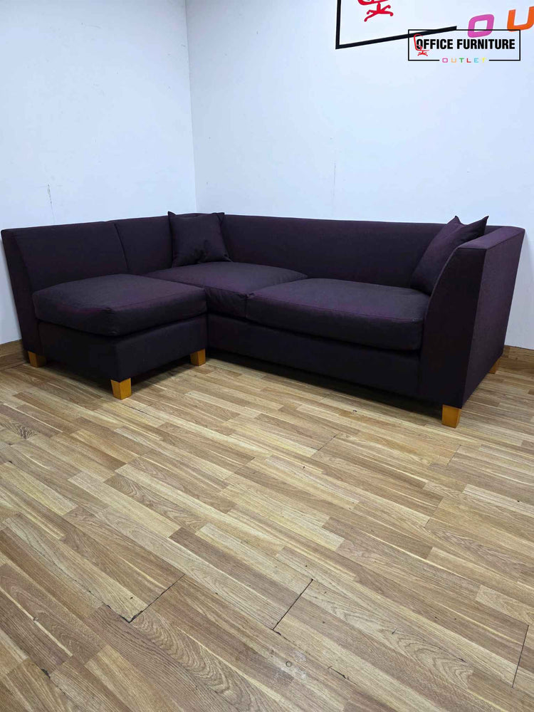 Lyndon Design Corner Sofa - Aubergine