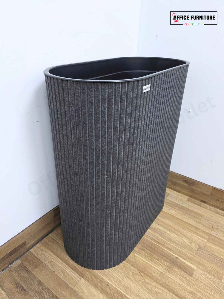 BLOM Acoustic Planter – Dark Grey Acoustic Planter for Office