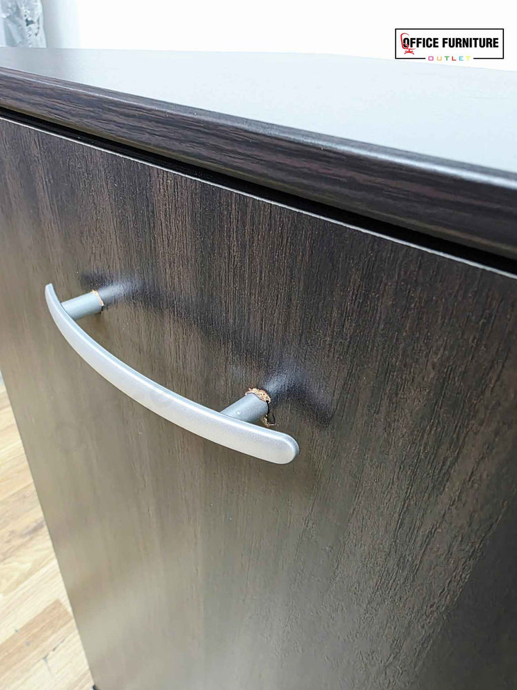 Black Ash Credenza Storage Cabinet (ST51)