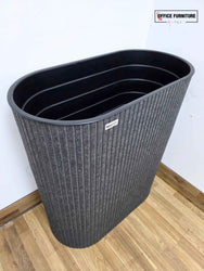 BLOM Acoustic Planter – Dark Grey Acoustic Planter for Office