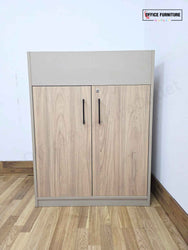 Office Storage Cabinet with Planter Top – Used Storage Unit