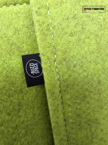 Set of 3 Lime Green BuzziBlinds Classic Acoustic Screens