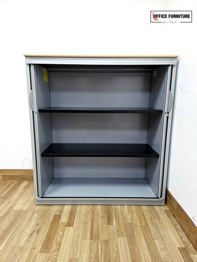 Tambour Cabinet with Maple Top (Grade B)