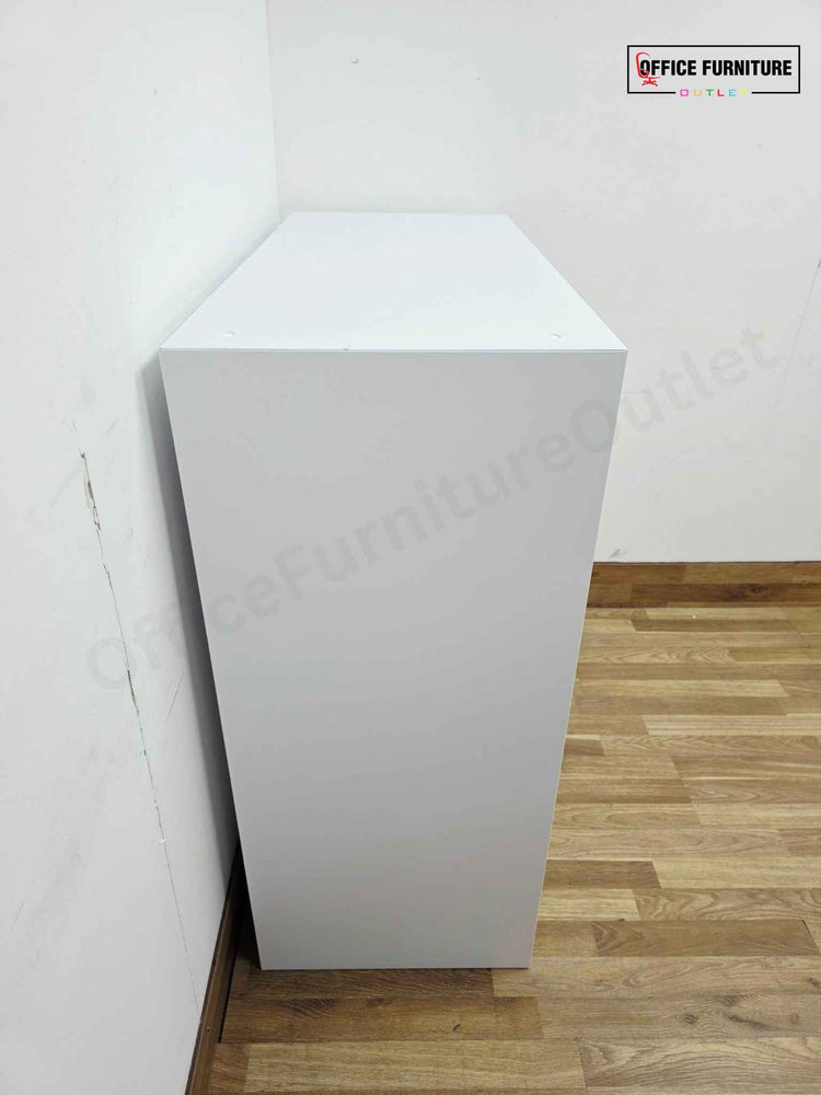 Mid-Level White Tambour Unit (ST36)