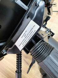 Black Armless Adjustable Office Chair (SC123)