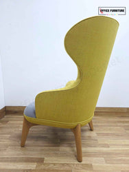 Orangebox Coze Chair – Yellow Back with Grey Seat
