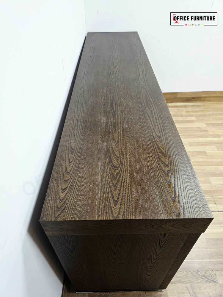 Dark Walnut Credenza Cabinet (ST49)