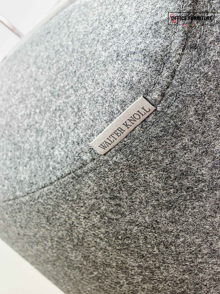 Walter Knoll 369 Armchair – Tub Chair in Grey Fabric (Pair)