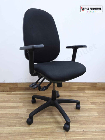 Posturite Ergonomic All Black Swivel Chair (SC109)