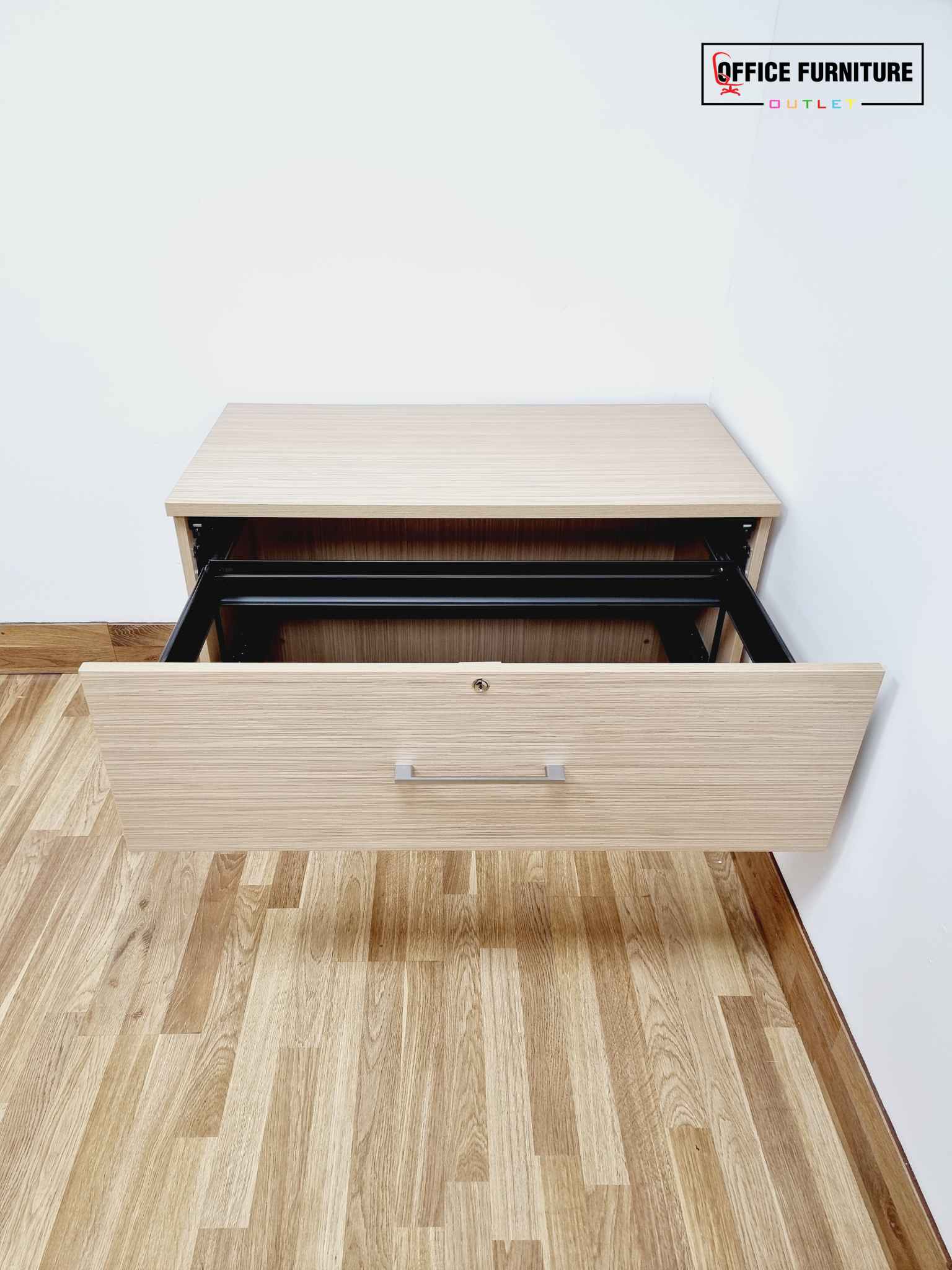 Filin Unit Complete Lateral Filing Unit Brand New - Sand Zebrano