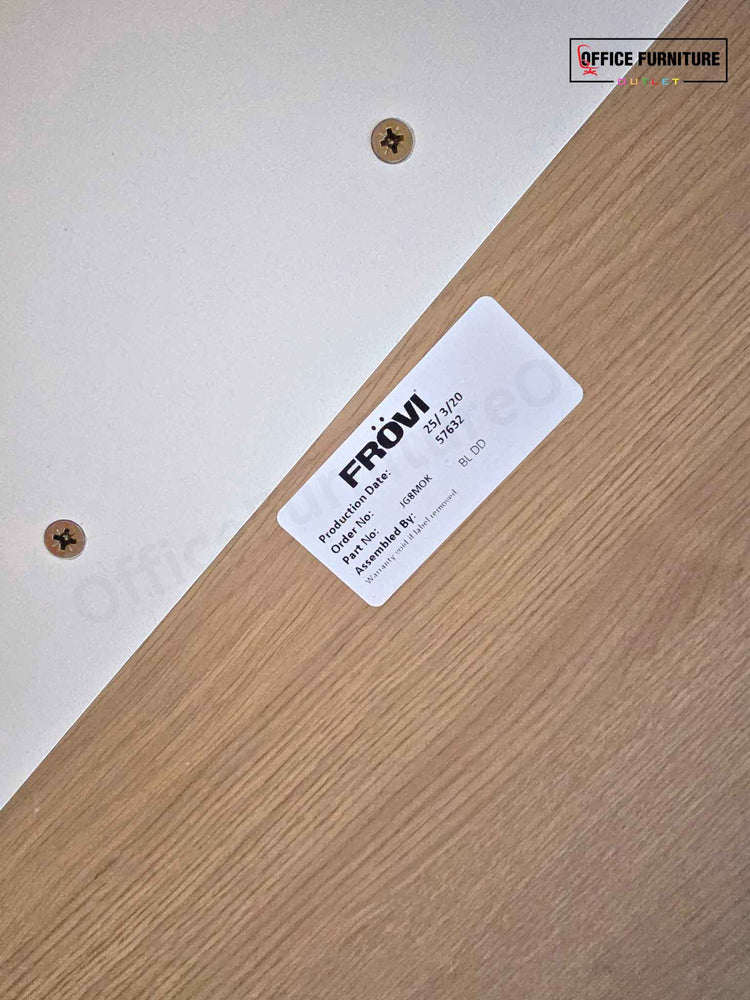 Frovi Round Oak Meeting Table (RT08)