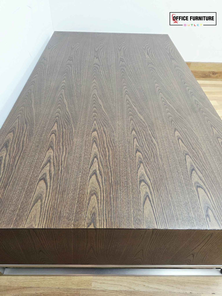 Dark Walnut Coffee Table with Storage Drawers (ST50)