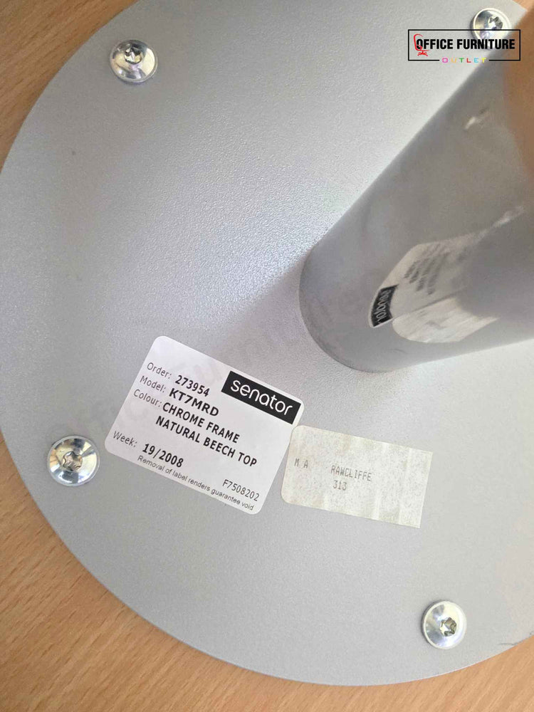 Round Senator Canteen Table with Allermuir Chairs