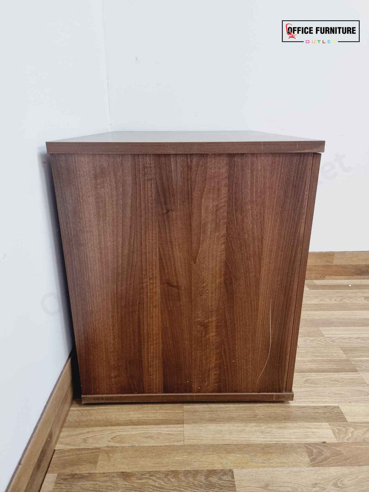 Walnut Low-Level Double Door Cabinet (C)