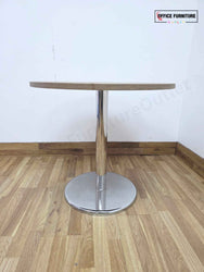 Antique Wood Round Meeting Table – 80cm (RT09)