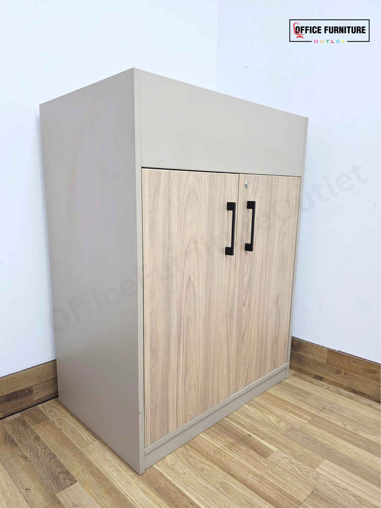 Office Storage Cabinet with Planter Top – Used Storage Unit
