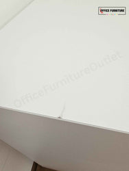Mid-Level White Tambour Unit (ST36)