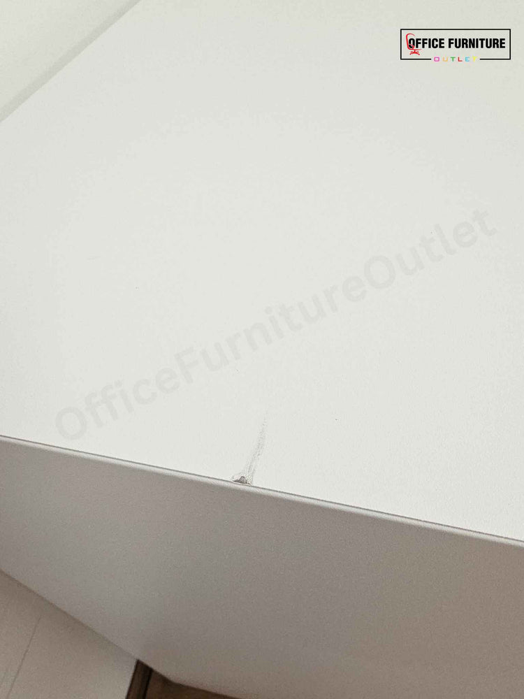 Mid-Level White Tambour Unit (ST36)