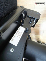 Black Armless Adjustable Office Chair (SC123)