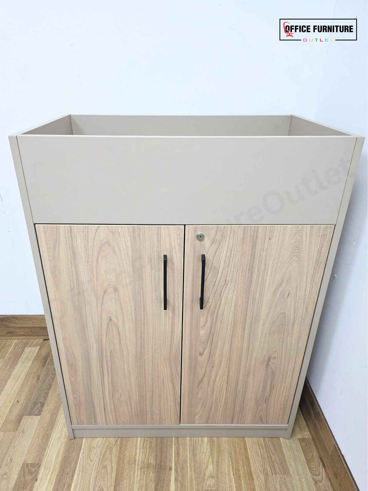 Office Storage Cabinet with Planter Top – Used Storage Unit