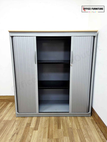 Tambour Cabinet with Maple Top (Grade B)