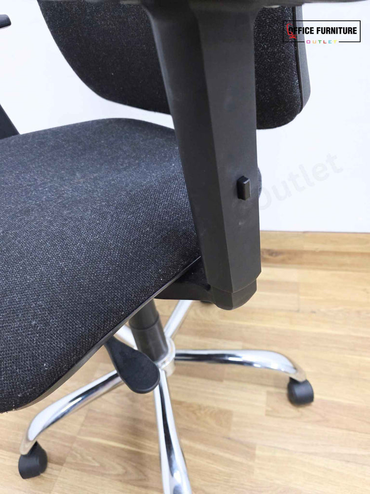 Speckled Black Adjustable Office Chair (SC107)