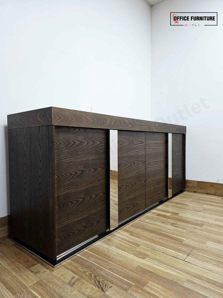 Dark Walnut Credenza Cabinet (ST49)