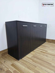 Black Ash Credenza Storage Cabinet (ST51)