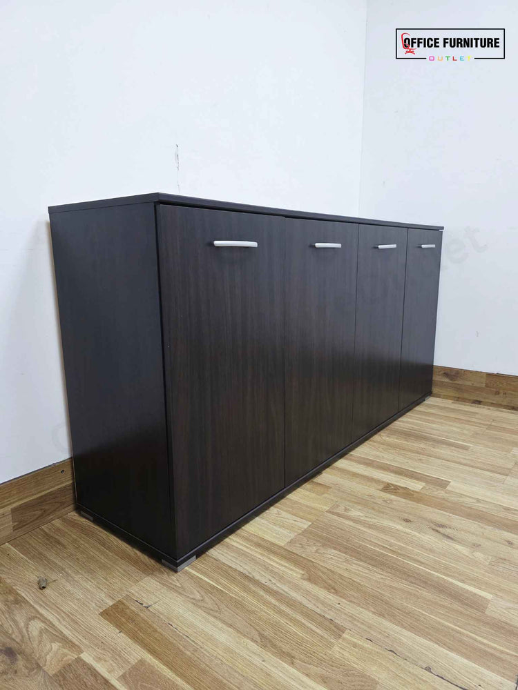 Black Ash Credenza Storage Cabinet (ST51)