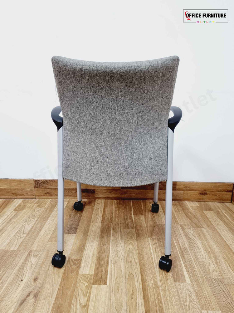 Set of Six Flip Top Tables with Fourteen Chairs