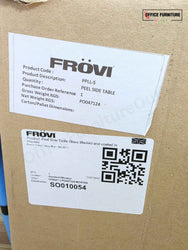 Frovi Peel Side Table – Navy Blue Designer Occasional Table