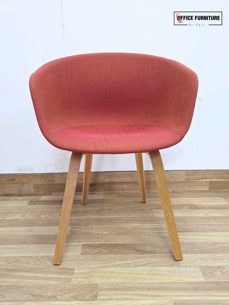 Set of 2 Burnt Orange Tub Chairs