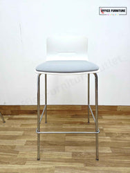Allermuir White & Grey Bar Stool - Set of 3