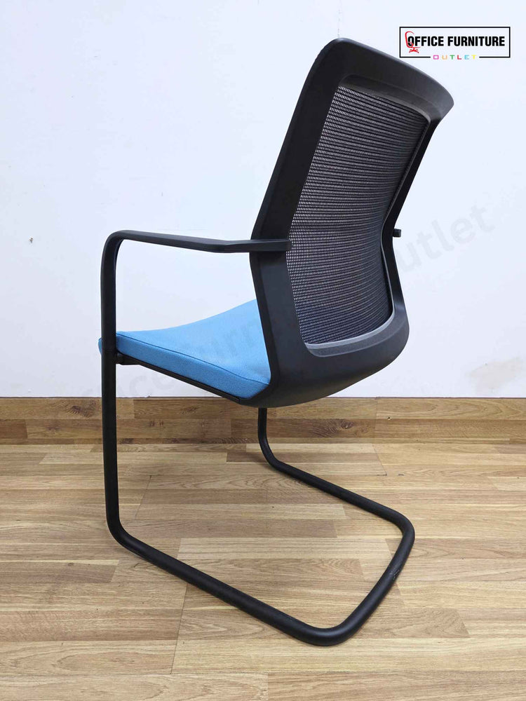 Orangebox WD-CAS Workday Cantilever Armchair / Blue (Pairs)