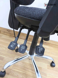 Speckled Black Adjustable Office Chair (SC107)